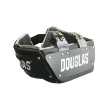 Douglas Football Justerbar 4" Destroyer-2 D2 Rib Pad Protector Combo (Svart/Vit)