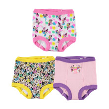 Disney Flicka Minnie Mouse Potty Träningsbyxor 3-PK, 7-PK, 10-PK i storlekar 18M, 2T, 3T & 4T