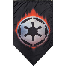 Star Wars Mandalorian Banner - Galaktisches Imperium Wappen