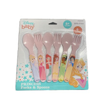 Disney Baby Prinzessinnen Gabeln & Löffel 6-teiliges Set