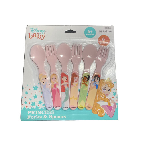 Disney Set di Posate Disney Baby Princess 6 Pezzi