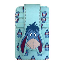 Porte-cartes Disney Femme Slim Compact Petit (Eeyore Bleu Clair)