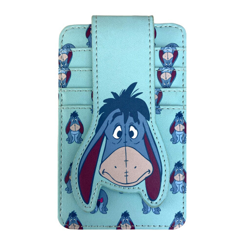 Disney Disney Kartenhalter Damen Slim Kompakt Geldbörse Klein (Eeyore Hellblau)