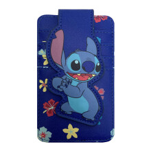 Disney Korthållare Dam Slim Kompakt Plånbok Liten (Stitch Blå)
