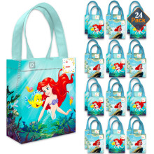 Arielle die Meerjungfrau Party Goodie Bags Set - 24er Pack 8" Disney Taschen für Kinder