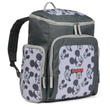 Disney Wickeltasche Rucksack mit Wickelunterlage Mickey Mouse - 16" Nylon Babybag für Eltern