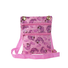Disney Passport Umhängetasche Cheshire Cat Print Reise (Rosa)