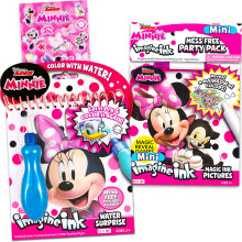 Disney Minnie Maus Wasserfarben Super Set für Kinder, Bundle mit 2 Messfreien Büchern