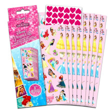 Disney Princess Aufkleber Partyset - 240+ Aufkleber, 16 Partyblätter