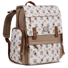 Disney Wickeltasche Rucksack mit Wickelunterlage Winnie the Pooh - 16" Nylon Baby Tasche