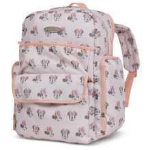 Disney Wickeltasche Rucksack mit Wickelunterlage Minnie Mouse - 16" Nylon Babybag für Eltern