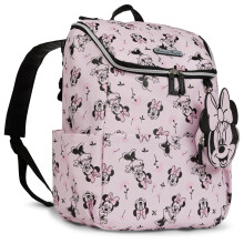 Disney Wickeltasche Rucksack mit Wickelauflage Minnie Mouse - 16" Nylon Babybag für Eltern