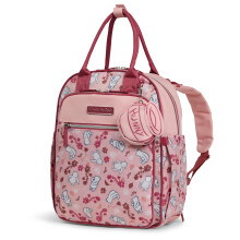 Disney Wickeltasche Rucksack mit Wickelunterlage Winnie the Pooh - 16" Nylon Baby Tasche für Eltern
