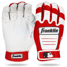 Franklin Sports MLB CFX Pro Baseball Schlaghandschuhe - Rot/Perle - Erwachsen X-Large