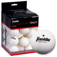 Franklin Sports Tischtennisbälle - Offizielle Größe + Gewicht Weiß 40mm - One Star Profi-Bälle