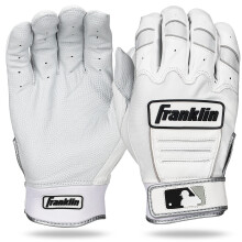 Franklin Sports MLB CFX Pro Baseball Schlaghandschuhe - Pearl/Weiß/Silber - Erwachsen M