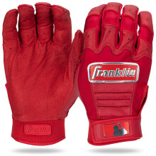 Franklin Sports CFX Pro Chrome Rote Schlaghandschuhe, Jugend Groß - Offizieller MLB Handschuh, Premium Leder
