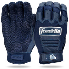 Franklin Sports MLB CFX Pro Basebollhandskar - Chrome Navy - Vuxen Störrelse L