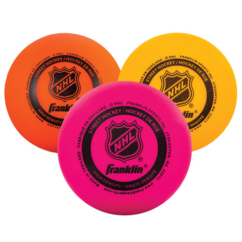 Franklin Sports NHL Multi-Dichte 3-Ball-Pack (42045)