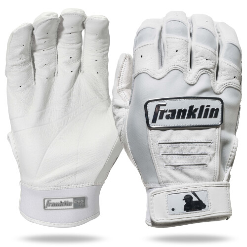 Franklin Sports CFX FP Chrome Softbollhandskar, Vit, Dam X-Large