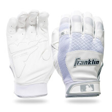 Franklin Sports MLB Baseball Batting Gloves - Shok-Sorb X für Baseball + Softball - Padded Non-Sting Handschuhe