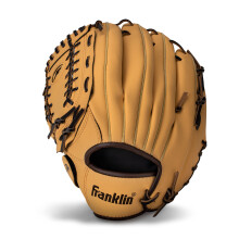 Franklin Sports Baseball + Softball Handschuh - Field Master - Erwachsen + Jugend - Linkshänder