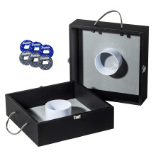 Franklin Sports Washer Toss Set - Full Game with Boards + Washers Included - Portable Outdoor + Backyard Game Set - 4 Player for Lawns + Tailgates - P