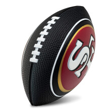 Franklin Sports NFL San Francisco 49ers Balón - Balón de espuma para niños - Tamaño junior 8.5" con logos 3D