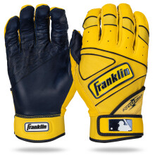 Franklin Sports MLB Baseball Batting Gloves - Powerstrap Adult + Youth Batting Gloves - Men's + Women's Baseball + Softball Batting Gloves - Boys + Gi