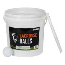 Balones de Lacrosse Franklin Sports - Pack de (40) Balones Blancos para Entrenamiento y Práctica