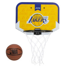 Franklin Sports NBA Mini Canasta de Puerta Los Angeles Lakers - Mini Hoop para Niños