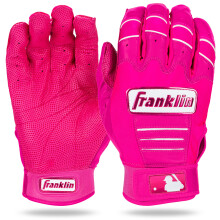 Franklin Sports MLB Baseball Batting Gloves - CFX Pro Adult + Youth Batting Gloves Pair - Baseball + Softball Batting Gloves - Pink Highlight - Youth