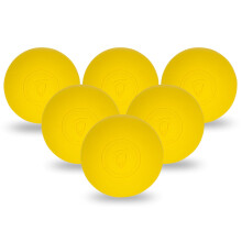Franklin Sports Lacrosse Balls - Official Size Lax Balls for Practice - Rubber 63mm Outdoor Construction - Great for Muscle Massage Therapy + Yoga - Y