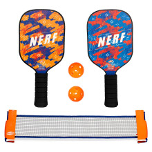 Set de Pickleball NERF de Mesa - Juego Mini de Pickleball - Red Retráctil de hasta 5 pies