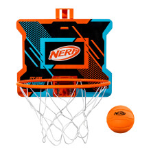 NERFOOP Slam Mini Basketbal Hoep Set - Pro Hoep Mini Set met NERF Foam Basketbal - Voor Dunks - Perfect voor Slaapkamer
