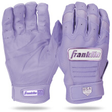 Franklin Sports USA Softball Women's Softball Batting Gloves - CFX Pro Fastpitch + Slowpitch Girls Batting Gloves - Adult + Youth Pairs - Lilac - Wome