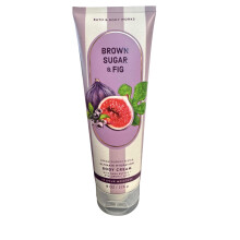 Bath & Body Works Signature Collection Brauner Zucker & Feige 24 Stunden Feuchtigkeit Ultra Shea Body Cream 8 Oz
