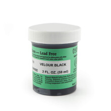 Amaco Velvet Underglaze - 2 Unces Burk - V-370 Velour Svart