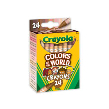 Crayola Colors of The World Skin Tone Crayons, 24 Count