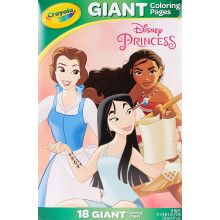 Crayola Giant Coloring Pages 12.75"X19.5"-Princess, Small, Multicolor