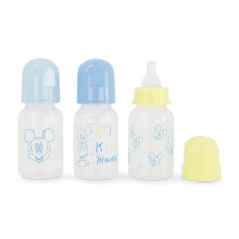 Biberones de 5 oz para Niños y Niñas | Pack de 3 Biberones Infantiles Disney Mickey