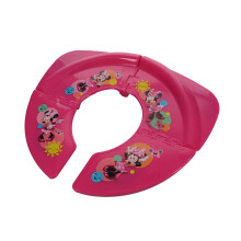 Asiento de Inodoro Plegable Disney Minnie Mouse "Sonrisa" - Asiento Entrenamiento de Viaje