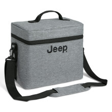 Jeep Wrangler Koeltas en Frame door Delta Children (Compatibel met Jeep Wrangler Stroller Wagon #60001) - Houdt 16 Blikjes of 15 Pond, Grijs