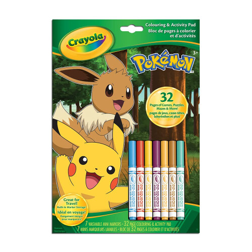 Crayola Crayola Colouring & Activity Book - Pokemon