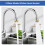Faucet Sink Aerator/Extender/Nozzle,Faucet Attachment Replacement for Bathroom&Kitchen,with 55/64" Threaded Adapter 1