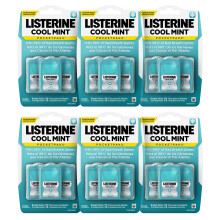 Listerine Cool Mint PocketPaks Portable Breath Strips for Bad Breath, Fresh Breath Strips to Kill 99% of Bad Breath Germs* On-The-Go, Cool Mint Flavor
