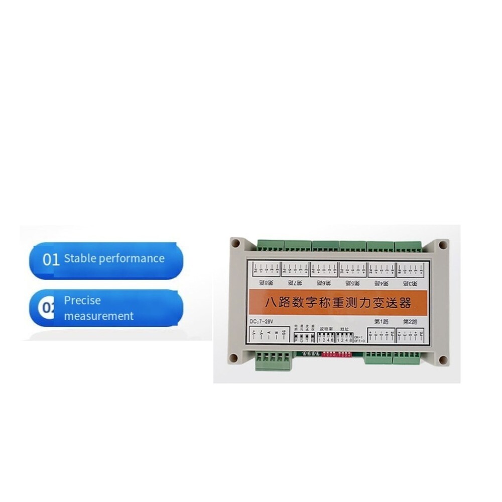8 CH Digital Weighing Transmitter RS485 Modbus RTU, Supports 10-Point ...