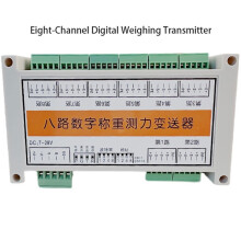 Transmisor de Pesaje Digital de 8 Canales RS485 Modbus RTU, Admite Calibración de 10 Puntos, Módulo de Señal de Sensor de Alta Precisión