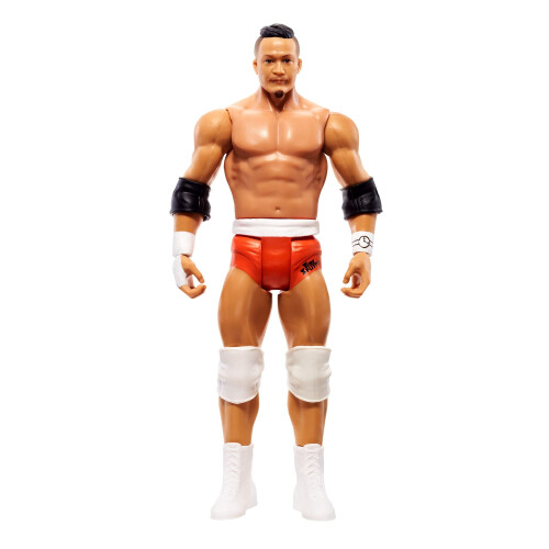 Mattel Mattel WWE Basic Actionfigur, Kushida, Poserbar 15 cm Samlarfigur för 6 år och uppåt