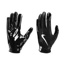 Guanti da Football Nike Vapor Jet 8.0 (Nero/Nero/Nero/Bianco, Piccolo)